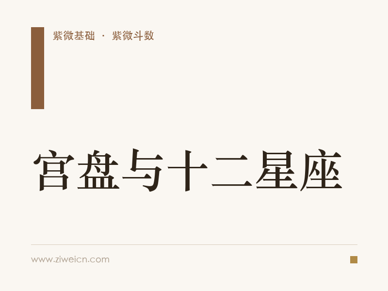 宫盘与十二星座